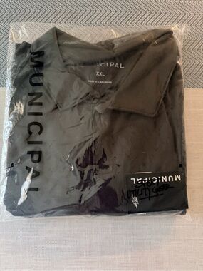 Men's Municipal sport tech polo asphalt XXL